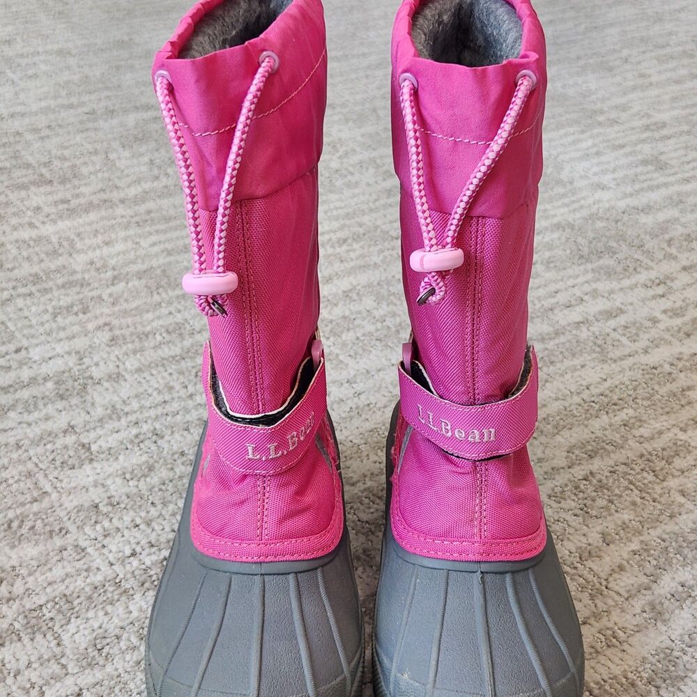 LL Bean kid's Northwoods snow boots pink size 2 youth (LLB Item 238064) - Picture 4 of 8